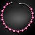 Kāzu kaklarota "Apžilbinošs Mirdzums IV (Lotus Pink DeLite)" ar Swarovski™ kristāliem